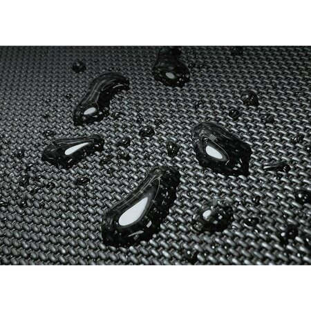 3D Mats Usa Custom Fit, Raised Edge, Black, Thermoplastic Rubber Of Carbon Fiber Texture, 4 Piece L1BM10701509